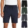 Men's Ice-Silk Quick-Dry Casual Shorts Loose-Fit Athletic Beach Shorts