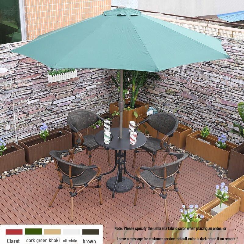 Casual Outdoor Rattan Woven Chair for Garden, Balcony, or Coffee Shop