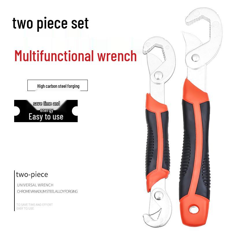 Universal Multi-Function Adjustable Wrench for Large and Small Pipes