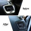 For Jeep Compass 17+ Dashboard Side Air Outlet Vent Cover Frame Trim Accessorie