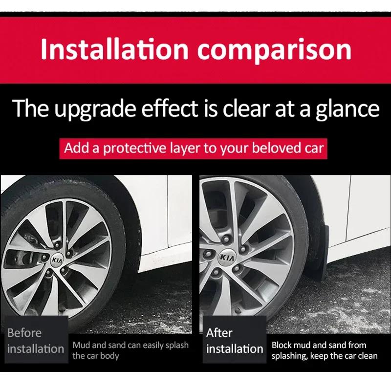 4pcs For Honda Jazz Fit GE6 2009 2010 2011 2012 2013 Car Mud Guard Antifreeze Flaps Splash Mudflaps Door Guards Auto Accessories