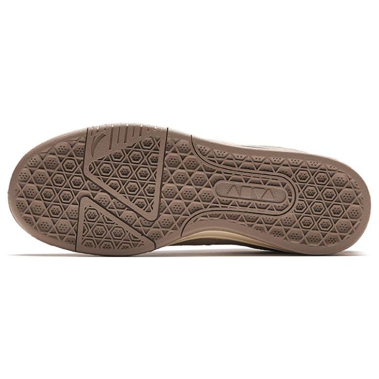 Anta Comfortable Versatile Durable Low-Top Skate Shoes Men Sneakers Brown 912348026-1