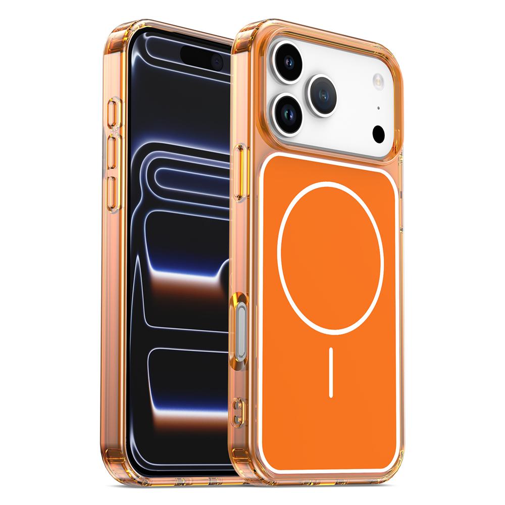 For iPhone 17 Air 16 Pro Max 15 14 13 12 For Magsafe Magnetic Case Shockproof Hard Wireless Charging Shockproof Back Cover Funda