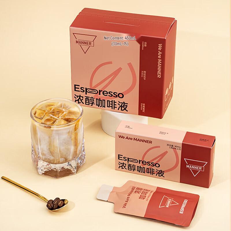 WE ARE MANNER Italian Style Cold Brew Coffee Concentrate