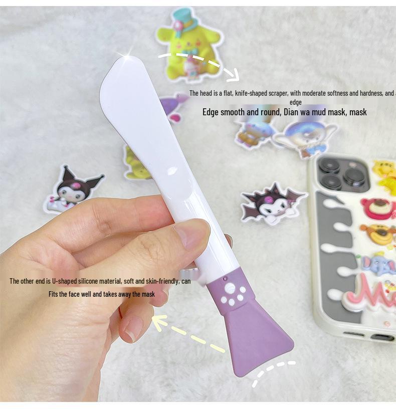 

GECOMO Силиконовая двухсторонняя кисть для масок для лица и нанесения макияжа