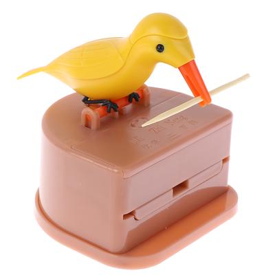 Little Bird Toothpick Box Tube Creative Press Automatic Toothpick Box