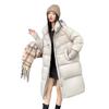 Down jacket women's winter clothing medium and long thick 2024 new 90 duck down hooded fashion coat coat