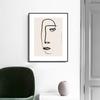 Poster Astratti Ragazza Retrò Stampe Galleria Pittura su Tela Interno Arte Murale Nordico Immagini Per Soggiorno Decorazione Casa