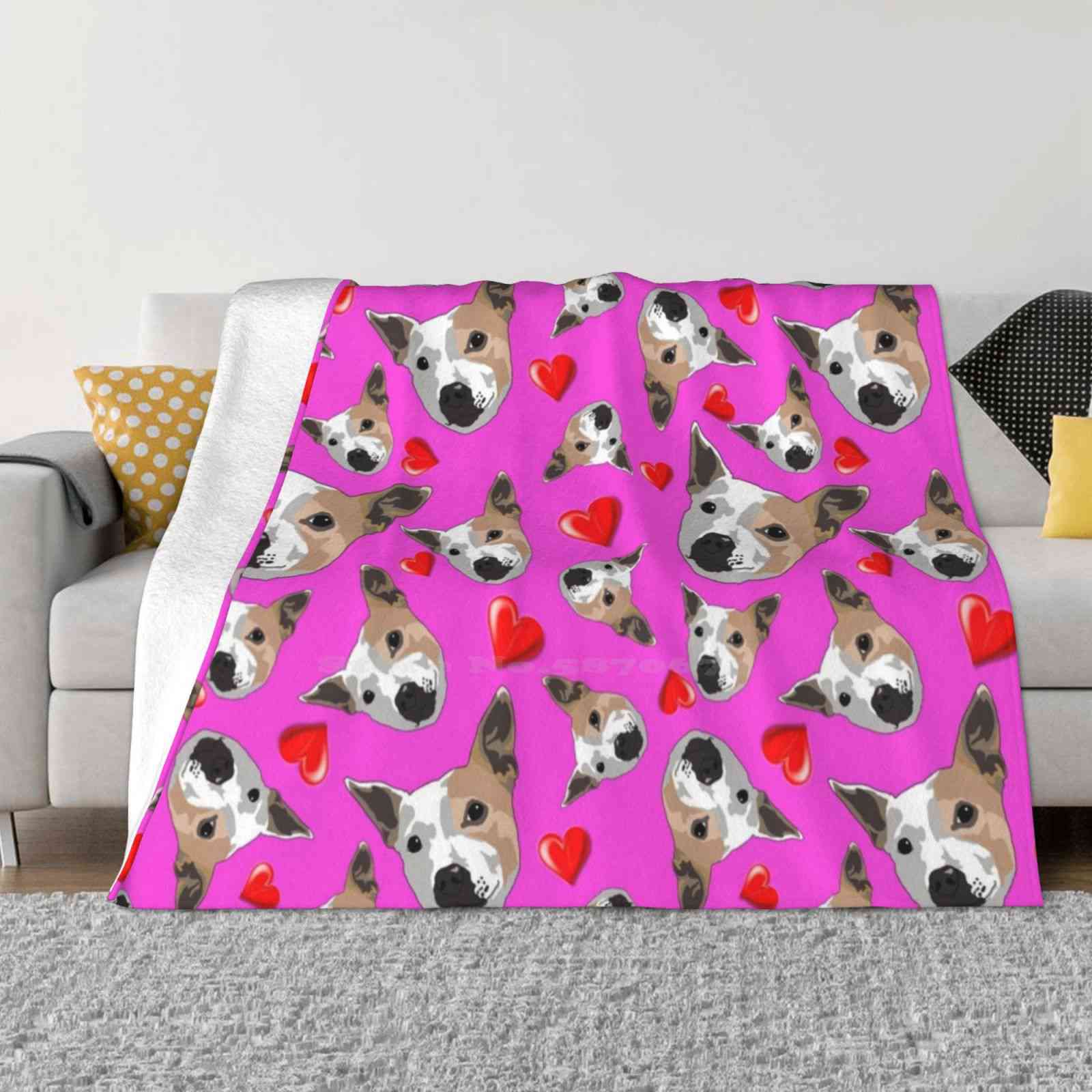 Yana Best Selling Room Household Flannel Blanket Emilydevineart Dogs Terriers Pets 30x40in