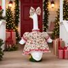 Christmas Lace Princess Dress 23-inch Porch Goose Festive Costume
