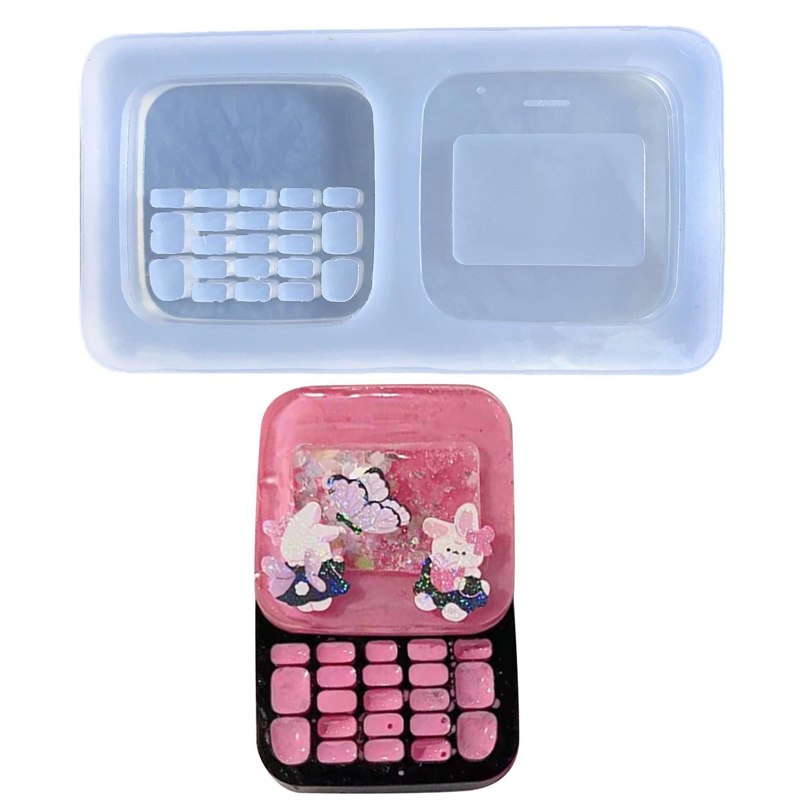 

Силиконовая форма в форме телефона, зыбучие пески, эпоксидная смола, литейные формы, смоляная шейкерная форма, сделай сам, брелок для ключей, ювелирные изделия, форма для изготовления