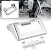 SXR-1 PCS Chrome Oil Cooler Cover Replacement Accessories For  Touring Road King Glide 2011-2016 Ultra Limited