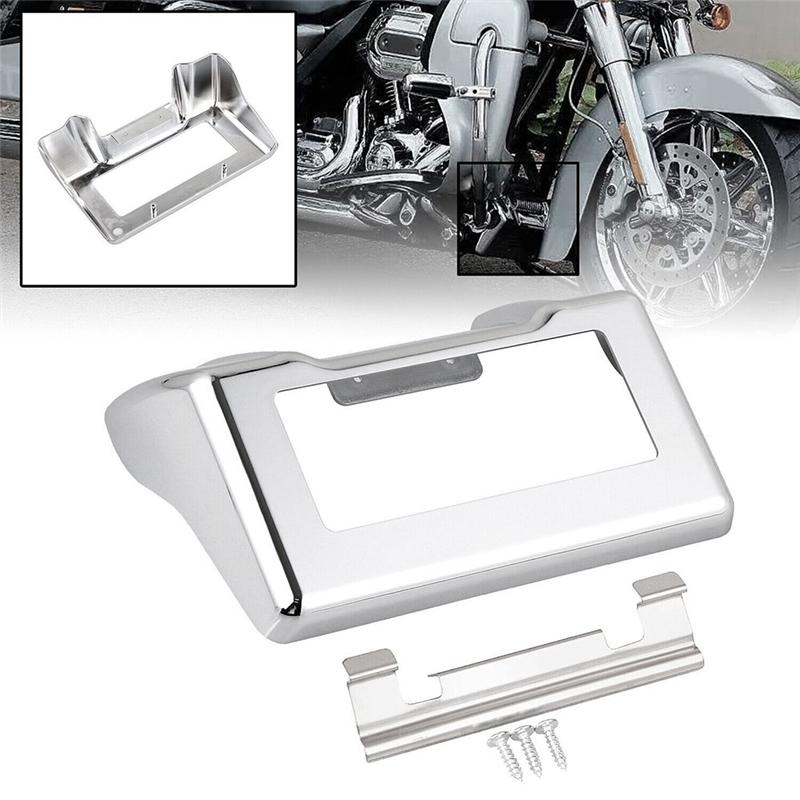 SXR-1 PCS Chrome Oil Cooler Cover Replacement Accessories For Touring Road King Glide 2011-2016 Ultra Limited