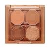 Dazzling Gem Mini Eyeshadow Palette: Shimmer, Matte, Glitter, Sequin - Long-Lasting, Portable, Student-Friendly.