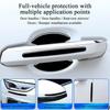 Car Door Handle Protector Anti Scratch Vehicle Door Handle Cup Protector Protective Film Sticker For Truck SUV RV Maintenance