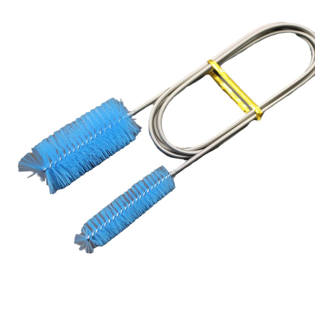 Aquarium Water Pipe Cleaning Brush - Stainless Steel Spring Unclogging Tool