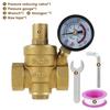 3 4” DN20 Water Pressure Regulating Valve With Gauge Meter