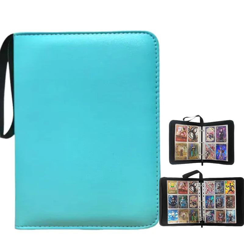 Zipper style card book, 4/9 compartments, game card book, game collection book package,Christmas gift, Stocking stuffers, Valentine's Day gift