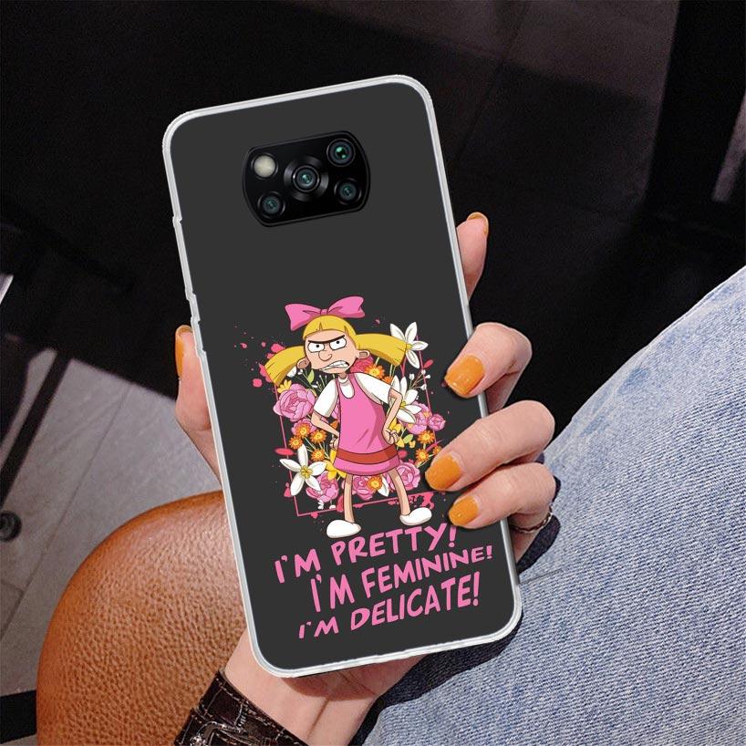 Cartoon Hey Arnold Fondos Phnoe Case for Xiaomi Poco X5 X6 X7 Pro X4 Gt F7 Ultra M8 M7 Redmi 15C 15 13C 13 12C 12 Unique Cover C
