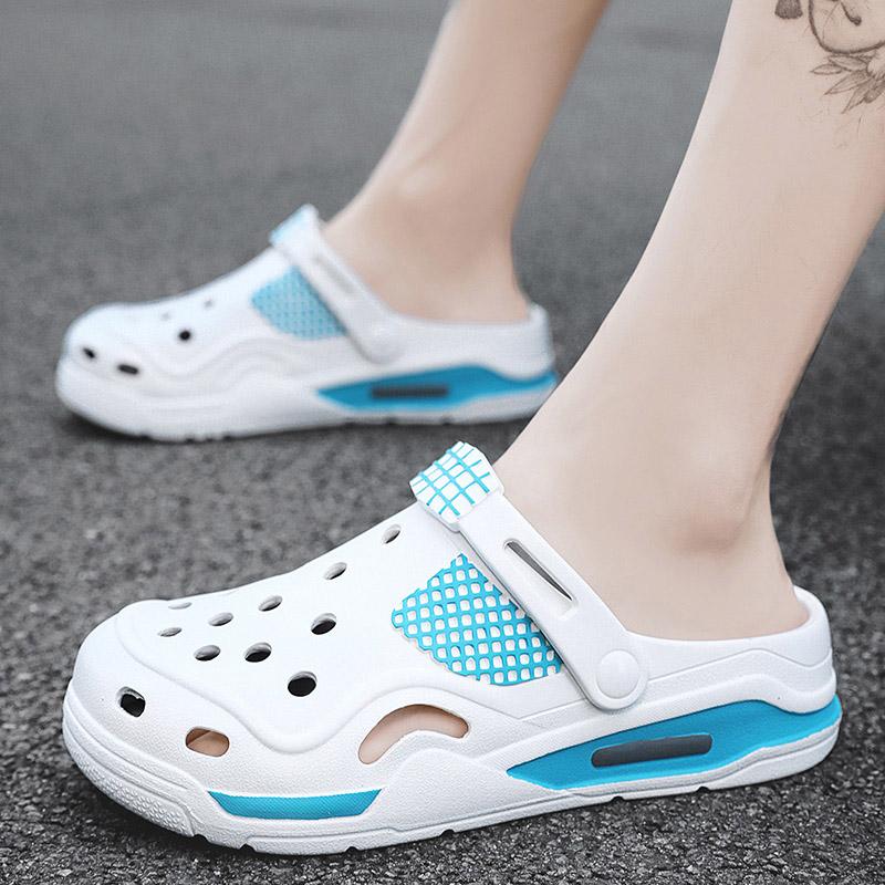 Men's Casual Fashionable Non Slip Portable Sports Sandals for Summer 2024 with A Beach Poop Sensation and Toe Slippers for Men