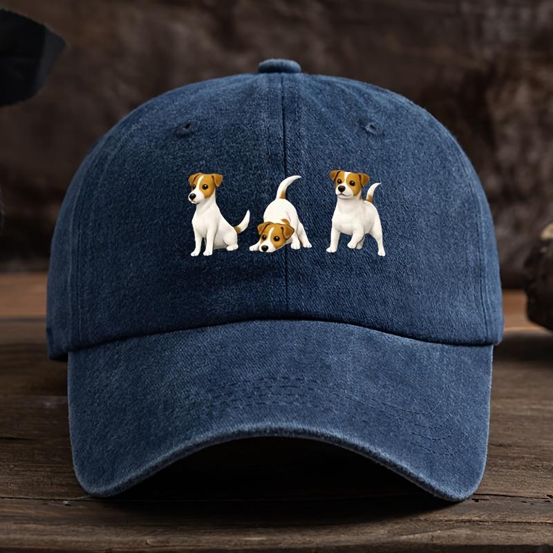 Fun and Cute Dog Print Baseball Hat Unisex Outdoor Fashion Versatile Peaked Hat Trend