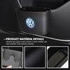 WET1 Leather Car Door Storage Box Phone Pocket Hanging Organizer For Volkswagen VW Scirocco Passat Polo B5 B6 B7 CC Tiguan Sharan