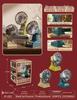 Retro USB Rechargeable Desk Fan for Dorms - Classic Cartoon Style