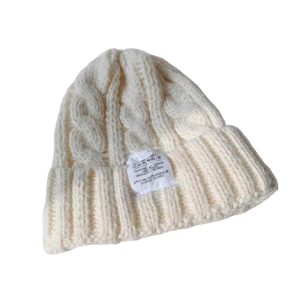 Women's Winter Knit Beanie: Stylish Japanese & Korean Design, Outdoor Warmth for Elementary Students