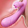 Vibrator for kvinner 2 i 1 slikkemaskin Klitorisstimulator G-Spot Kraftig Vibro dildostav Kvinnelig klitorissuger Voksen sexleketøy