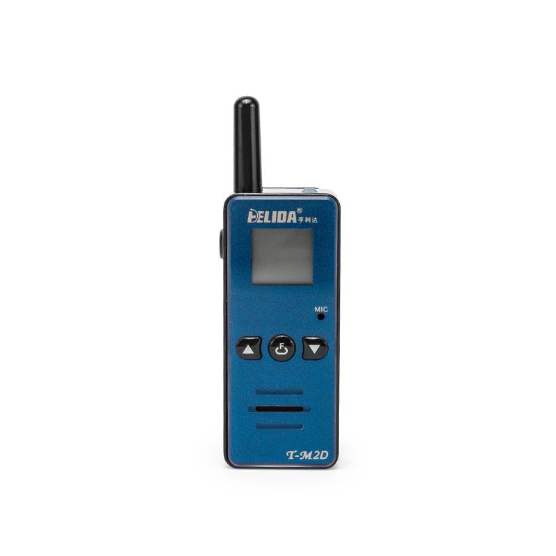 T-M2D Super Mini Portable Two-Way Radio FRS GMRS UHF 400-520MHz 2W Handheld Wireless Communication Talkie Device