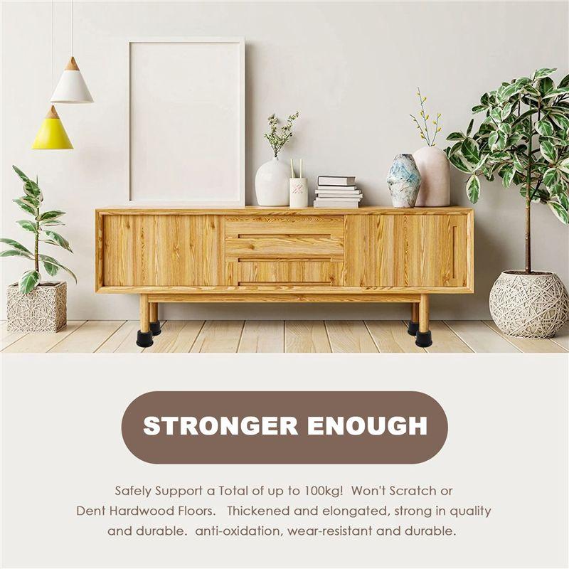 HOT 2X Adjustable Bed Risers Heavy Duty Furniture Risers Sofa Table Couch Floor Lift~Jul.