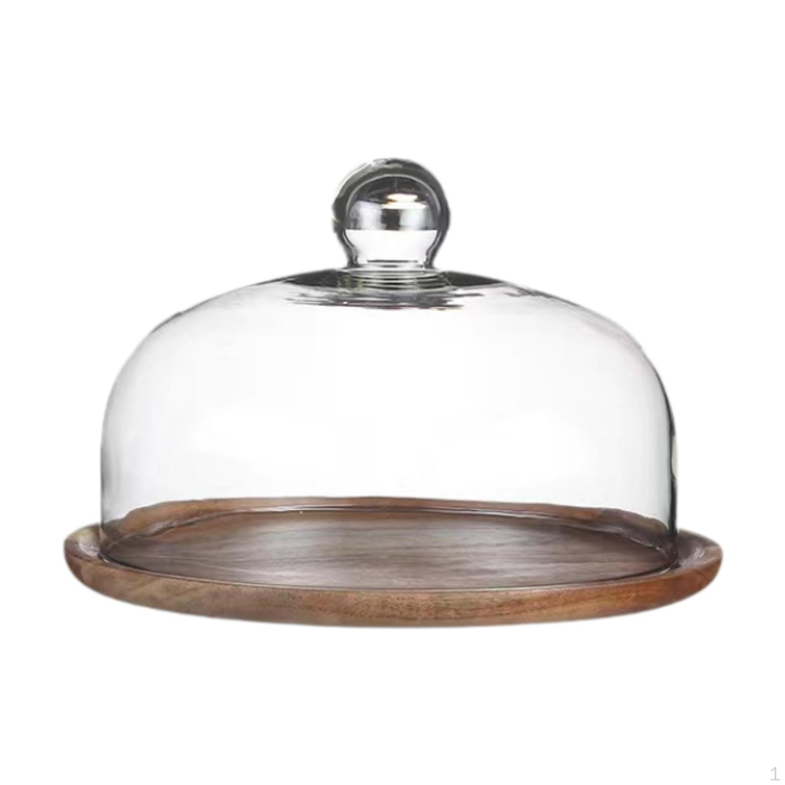 

Подставка для торта со стеклянной крышкой для десертов и угощений 23cm lid