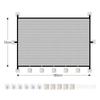 New Retractable Pet Barrier Fences Folding Anti-Escape Pet Safety Gate Mesh with Hooks Dog Isolation Gate Stairs