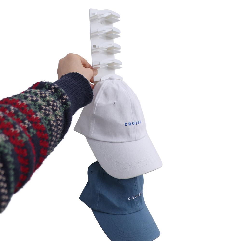 10 Holes Wall Mounted Hat Rack Space Saving Hat Display Stand  Bedroom