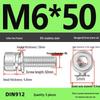304 Stainless Steel Hex Socket Cap Screw with Washer - Sizes M3, M4, M5, M6, M8, M12