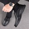 Fashion Men's Leather Loafers Comfortable Slip-On Men's Driving Shoes Men Casual Penny Moccasins Lightweight Business Male Dress Shoes