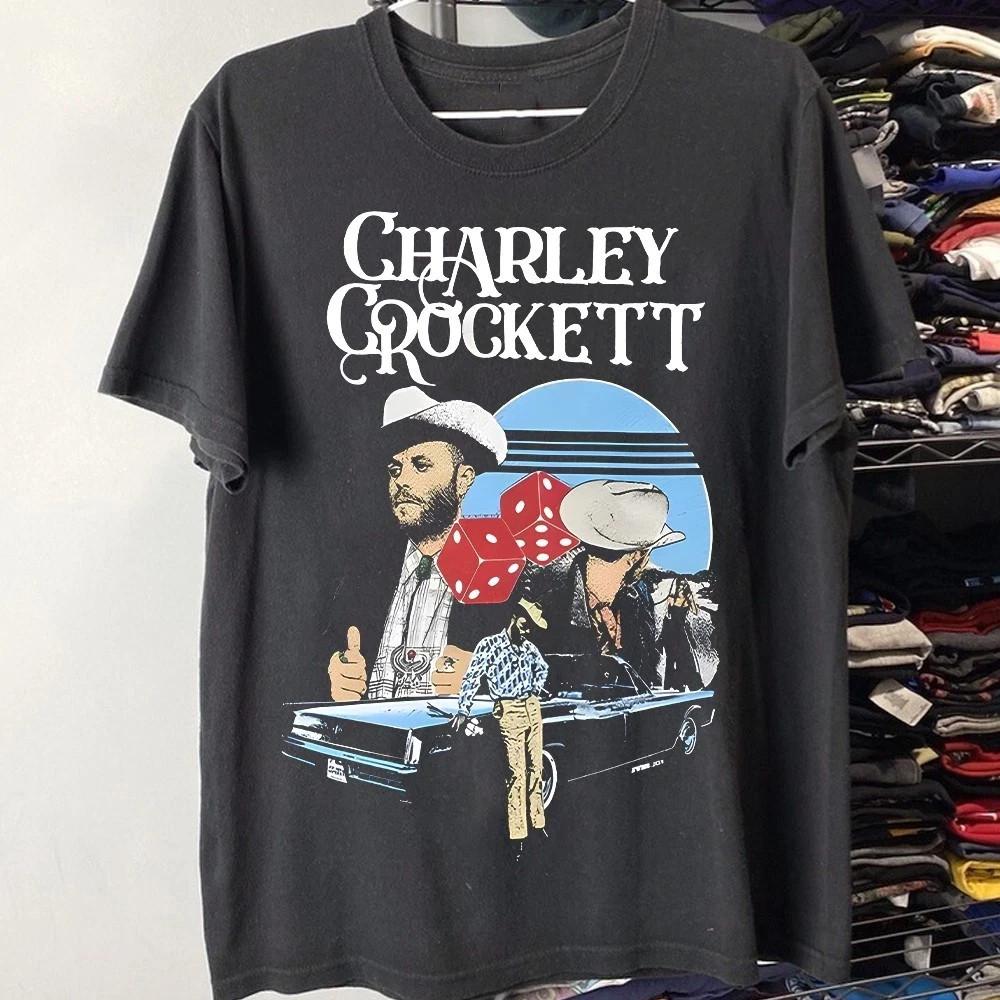Retro Charley Crockett Tour Unisex All Size Shirt Reprint Unisex T-Shirt