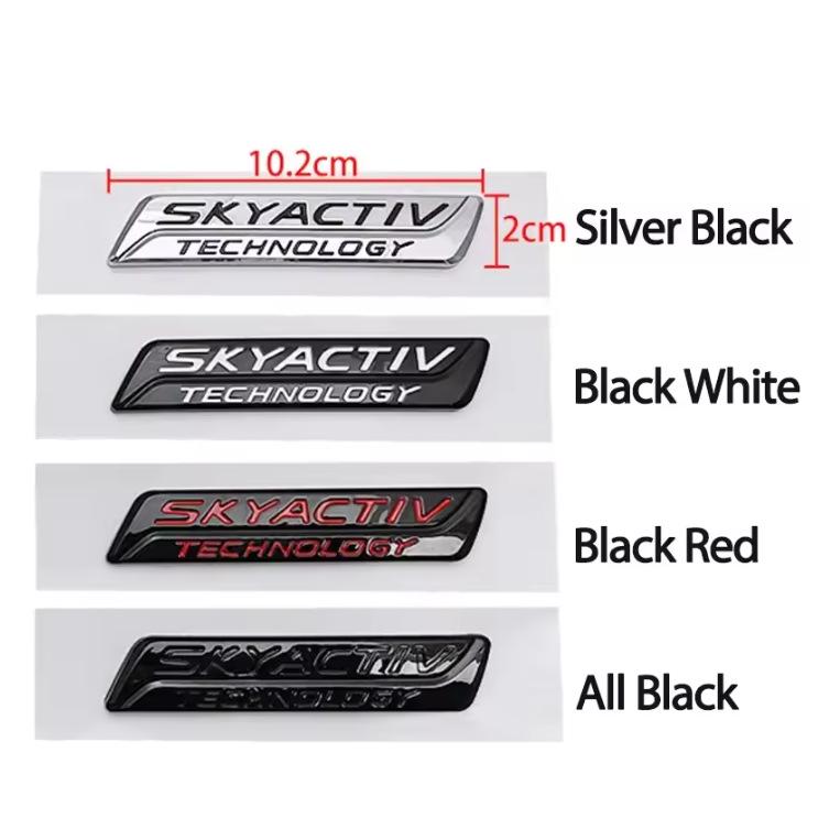 Mazda SKYACTIV Sticker for M3, M5, Atenza, Axela, 3, 6 Logo Decoration