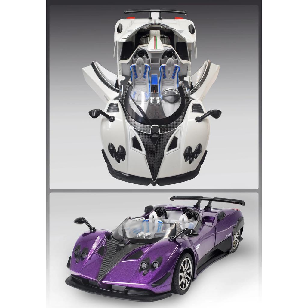 1/24 Scale Zonda HP Alloy Car Model Wind Son Car Model Collection Ornament Simulation Supercar Children Toy Car Boy Gift