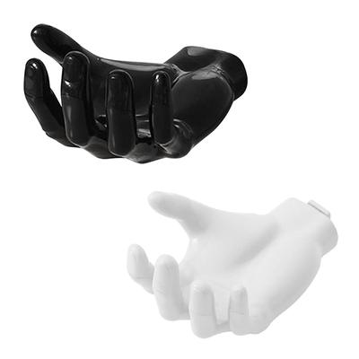 Funny Palm Up Hook Soap Holder Finger Hand Shape Design Wall Hanger Hooks Bathroom Storage Display Rack Decor Home Organization