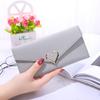 Korean Style Women's Long Clutch Wallet with Multi-Card Slots and Coin Purse