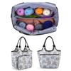 Yarwo Knitting Tote Yarn Storage for Knitting Crochet and Knitting Supplies Bag, Bag, Needles, Hooks, (Dandelion)