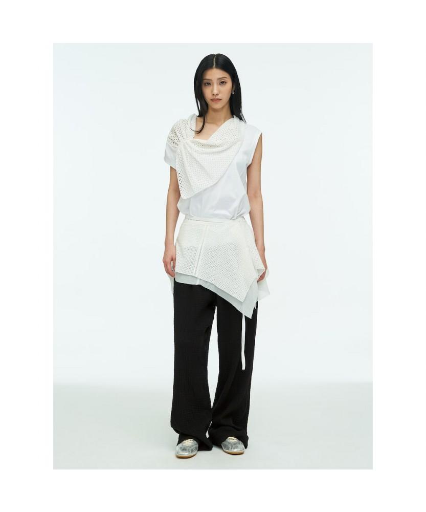 Anggae Eyelet Chou Chou White