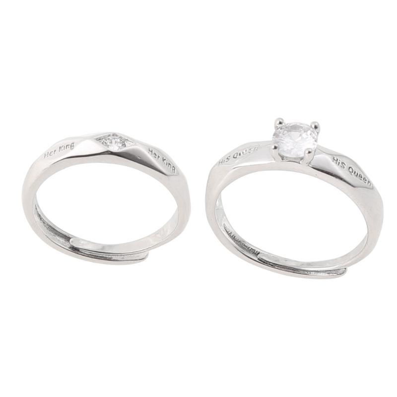 

Couple Rings Wedding Rings Men Women Alloy Ring Sets Romantic Jewelry Couples Ring for Lovers Anniversary Accessories 1
