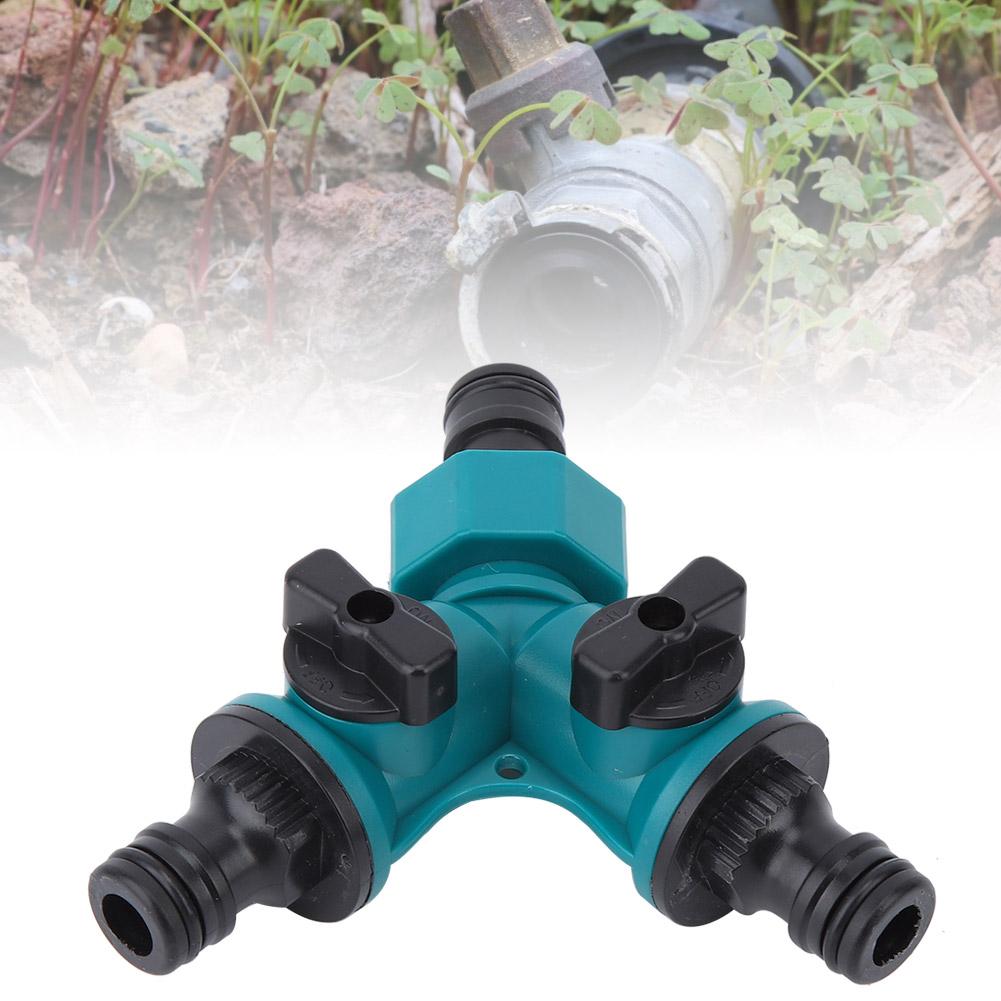 2Pcs Three way Adapter Y Type Connector Water Pipe Joint with   