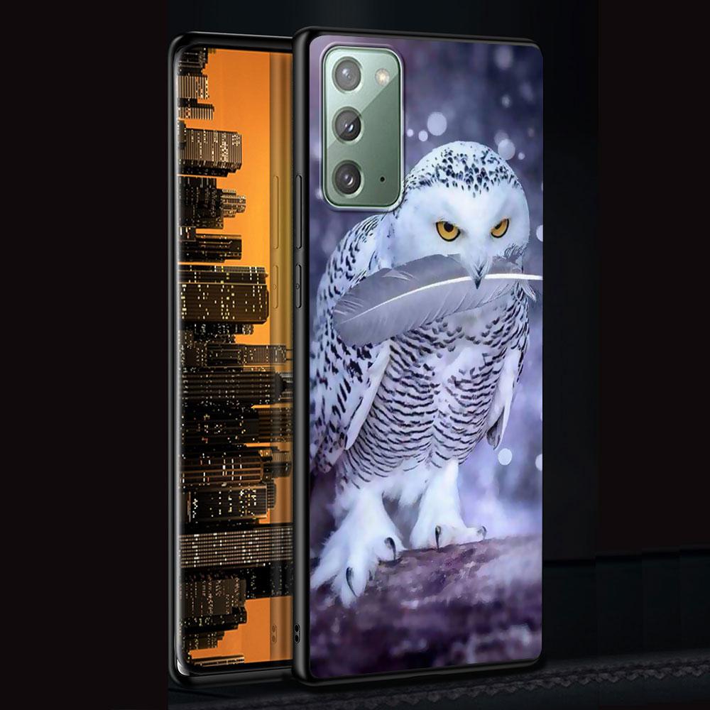 

Чехол «Ловец совы» для Samsung Galaxy Note 20 Ultra 10 Lite 9 8, черный силиконовый чехол для телефона Note20 Note10 Plus Funda Capa Samsung Note 8