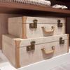 Desk Storage Box Accessory Organizers Large Retro Hand Held Accessories Bins Wardrobe Storage Cases Luxury Clothes Containers
