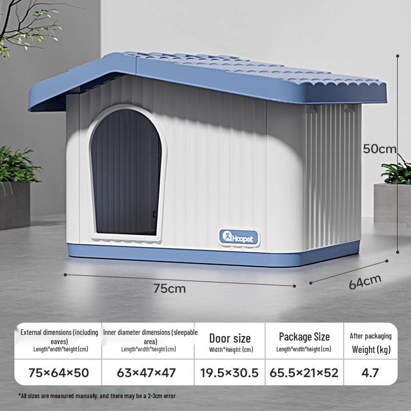 

Всепогодный уличный домик для кошек: Дождестойкое, Солнцезащитное, Полностью Закрытое Укрытие для Бездомных Кошек Small 15 lbs