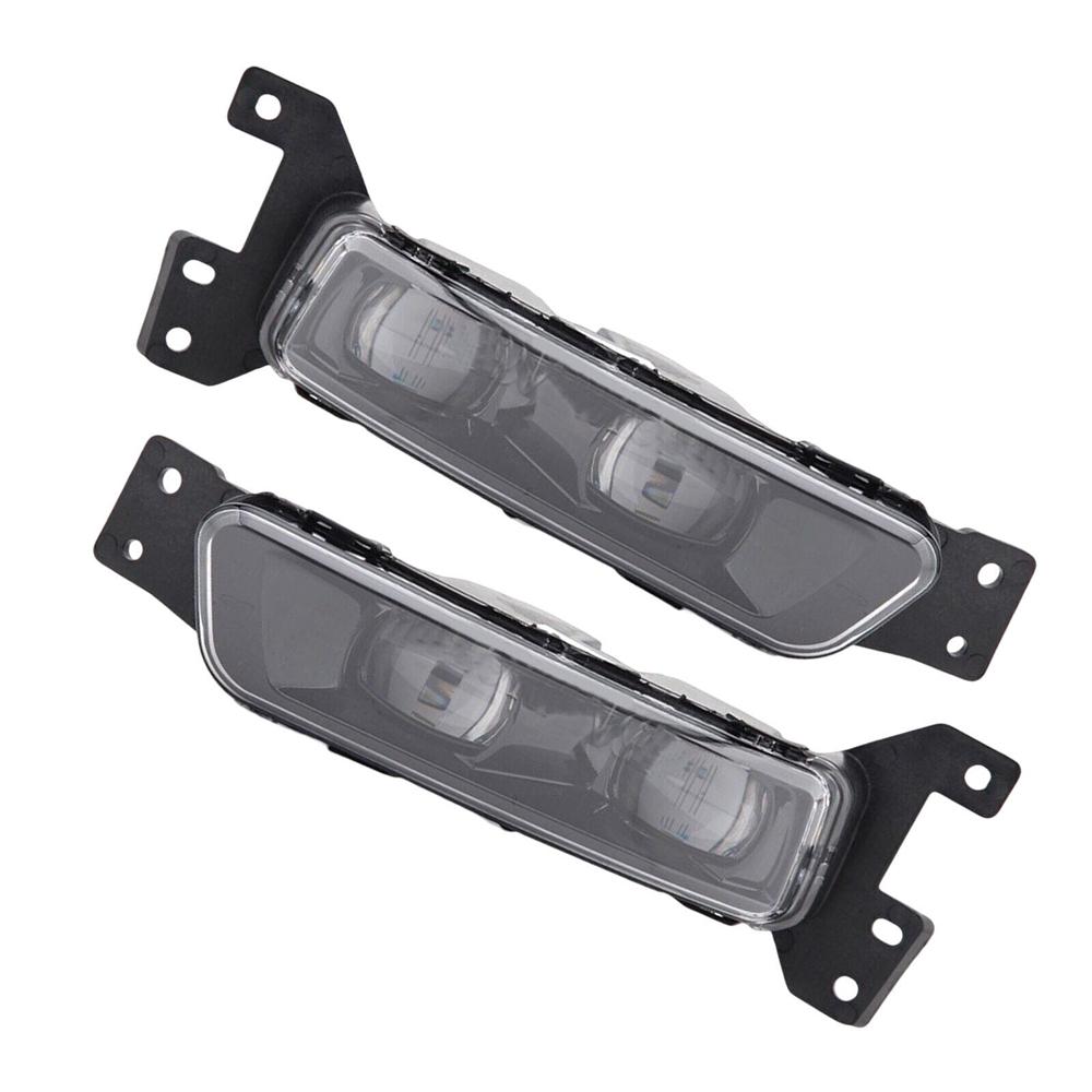 Pair Left and Right  Side Front Bumper LED Fog Light Lamp For Dodge Durango 2018-2022