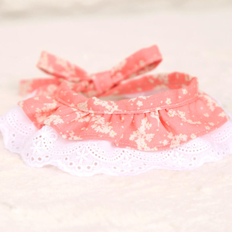Dog Scarf Coral Lace - Pink small - 20cm